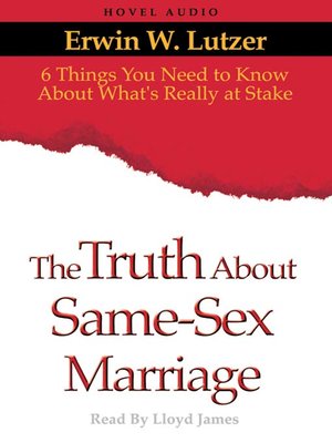 cover image of Truth About Same Sex Marriage